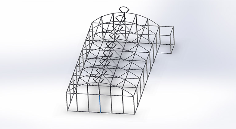 High Tech Temperature Control Greenhouse